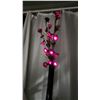 Image 6 : Unique wooden stand, w/ light up faux flowers - works