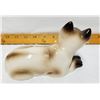 Image 2 : Vintage Siamese Cat ceramic porcelain figurine