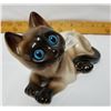 Image 3 : Vintage Siamese Cat ceramic porcelain figurine