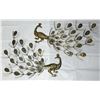 Image 2 : Vintage pair of Peacock Metal Sculpture wall Hangings