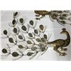 Image 4 : Vintage pair of Peacock Metal Sculpture wall Hangings