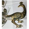 Image 6 : Vintage pair of Peacock Metal Sculpture wall Hangings