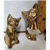 Image 2 : Set of 3 Brass Cats