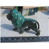 Image 1 : vintage Blue Mountain Pottery lion figure - no marking, foot has been repaired