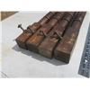Image 2 : set of 4 antique farmhouse table legs - 29"x2.5"x2.5"