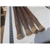Image 3 : set of 4 antique farmhouse table legs - 29"x2.5"x2.5"