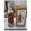 Image 1 : Jim Shore carved wooden santa - 20" tall