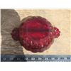 Image 3 : ruby glass candy dish