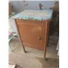 Image 1 : antique dental cabinet with side drawer - 19.5"x16"x32"H