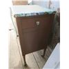 Image 2 : antique dental cabinet with side drawer - 19.5"x16"x32"H