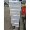 Image 1 : 7 drawer Gracious living plastic storage bin