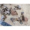 Image 3 : bag of antique furniture wheels