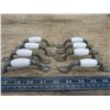 Image 2 : bag of vintage white handle pulls