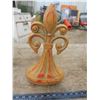 Image 1 : ceramic fleur-de-lis 13"H