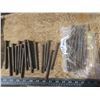 Image 1 : 54 black 1/4"x4" hex bolts