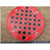 Image 4 : nice vintage chinese checkers tin board with marbles