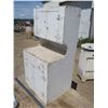 Image 2 : antique child's kitchen cabinet - 14.5"x18"x35.5"H