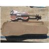 Image 1 : very old antique violin with bow and case