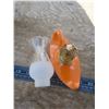 Image 3 : miniature orange alladin style oil lamp