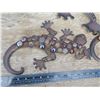 Image 2 : 3 pc metal lizard wall hangers