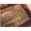 Image 3 : vintage copper picture of the last supper - 23"x15"