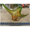 Image 3 : large vintage yellow to green stretch glass/art glass