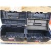 Image 3 : 2 plastic Mastercraft toolboxes