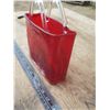 Image 2 : ruby red glass purse