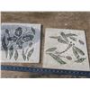 Image 2 : 2 dragonfly stepping stones and tin lantern