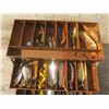Image 2 : tackle box full of vintage fishing gear