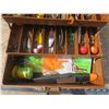 Image 3 : tackle box full of vintage fishing gear