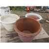 Image 1 : 2x 17" plastic plant pots and 18" plastic earthenware pot