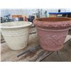 Image 2 : 2x 17" plastic plant pots and 18" plastic earthenware pot