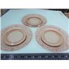 Image 2 : set of 3 pink glass pie plates