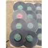 Image 2 : box of old gramaphone records - some damaged, varying condition