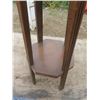 Image 3 : wooden plant stand - 11"x11"x31"H