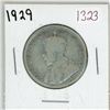 Image 1 : 1929 Canadian silver 50 cent coin