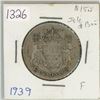 Image 1 : 1939 Canadian silver 50 cent coin