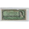 Image 1 : 1954 Canadian replacement 1 dollar bill - Beattie/Rasminsky - *A/A 0406980