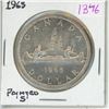 Image 1 : 1965 Canadian voyageur silver dollar