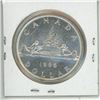Image 2 : 1966 Canadian voyageur silver dollar