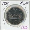 Image 1 : 1980 Canadian voyageur nickel dollar