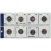 Image 1 : 8 - Asst Canadian 25 cent coins - 2009 & 2015