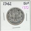 Image 1 : 1942 Canadian silver 50 cent coin
