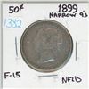 Image 1 : 1899 NFLD Canadian silver 50 cent coin