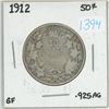 Image 1 : 1912 Canadian silver 50 cent coin