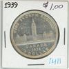 Image 1 : 1939 "Parliament" Canadian silver dollar