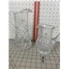 Image 2 : VINTAGE CRYSTAL PITCHERS