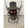 Image 2 : ANTIQUE CPR RED SIGNAL LANTERN