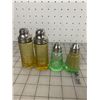 Image 2 : ANTIQUE DEPRESSION GLASS SALT AND PEPPER SHAKERS